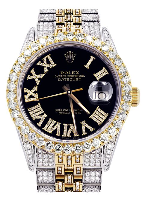 rolex diamond glocks|Rolex watches for men.